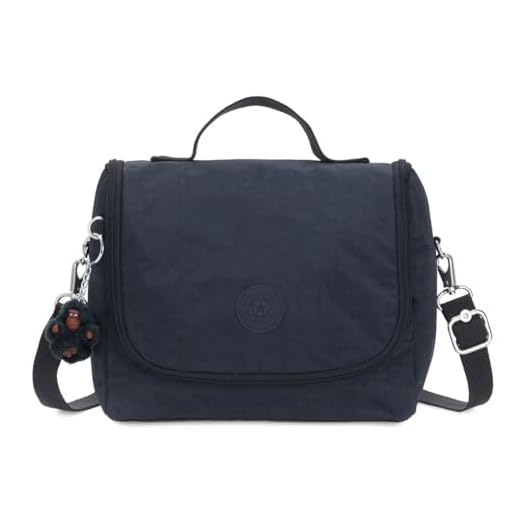 Kipling New Kichirou, Bolsa Térmica Porta Alimentos 6 L de Capacidad, 23 cm, Azul (True Blue Tonal)