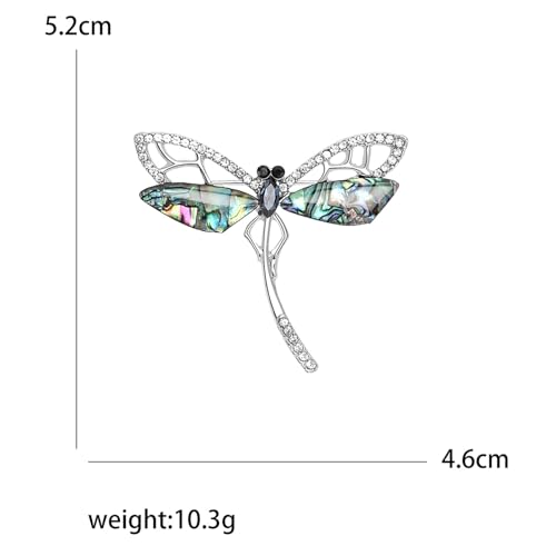 Image of Insect Animal Brooch Pin for Women Rhinestone Lapel Pins Vintage Brooches for Costume Accessories