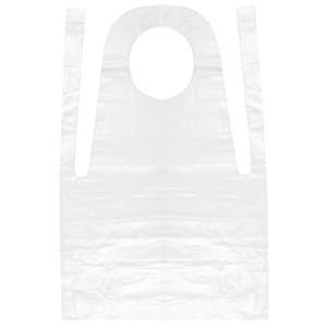 FERCAISH 100 Stück PE Einwegschürzen