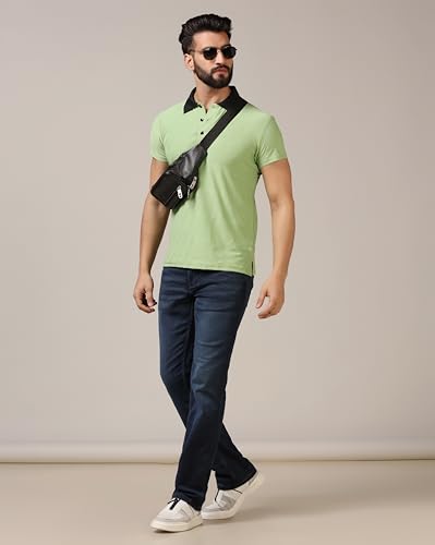 Image of TOPLOT Men's Regular Fit Polo T-Shirt