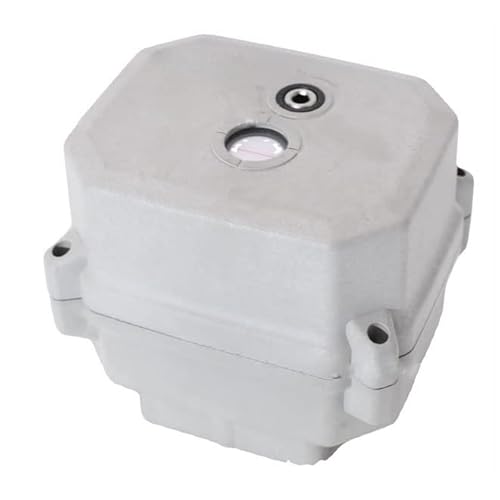 BOKYWOX Motorisierter Kugelhahn-Stellantrieb CR2-01 DC12V A150 mit Anzeige und manueller Überbrückung Cover