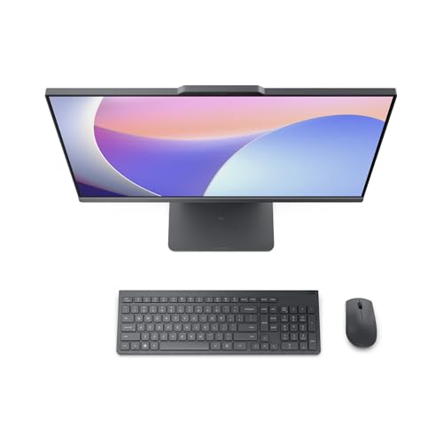 Lenovo IdeaCentre AIO 3 Desktop PC 23.8" FHD (AMD Ryzen 5 7535HS Processor, 16 GB RAM, 512 GB SSD, Wi-Fi 6, Windows 11 Home) All-in-One Computer, Wireless Keyboard/Mouse (Luna Grey) - Image 6