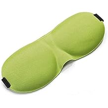 1 PCS 3D Sleep Mask for Women Men Eye Mask for Sleeping Contoured Cup Night Blindfold Mask Block Out Light for Kids Girls and Adult Green