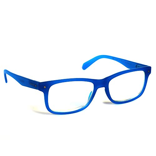 Image of Polaroid Unisex Non-Polarized Transparent Lens Plastic Full rim Rectangular Corrective Eyeglasses PLD 0023 /R PJP 5530