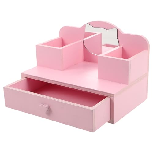 Mini Coiffeuse avec Miroir GALPADA pour Bureau de Maison de Poupée
