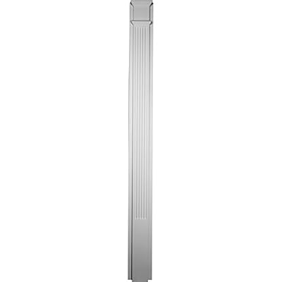 Ekena Millwork PIL07X90X02FL 7 7/8" W x 90 H x 2 1/2" P Fluted Pilaster (Each), Factory Primed White