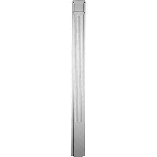 Ekena Millwork 2-1/2 in. x 7-7/8 in. x 90-1/2 in. Polyurethane Fluted Pilaster PIL07X90X02FL