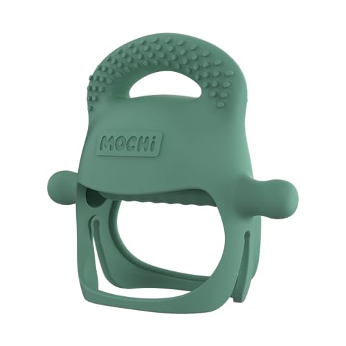 Mochi Baby Teether Crown Design, Dual-Texture BPA-Free Silicone Teething Toy for 0-12 Months - Image 4
