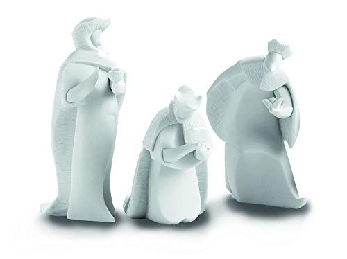 Figura Decorativa - Momentos Actuales / La Adoración - Conjunto de Reyes - Creaciones Nadal - Decoración del Hogar - Hecho en Resina - Fabricado en España - Altura 16,5 cm