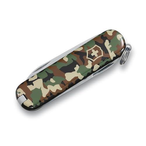 Victorinox Swiss Army Knife Classic SD, Pocket Knife, 7 Functions, Camo - 3