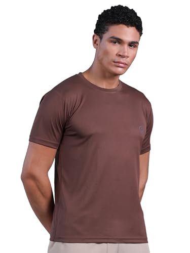 Image of CHKOKKO Gym T Shirts for Men Workout Activewear Solid Quick Dry Sports Tshirt for man Breathable Lightweight Half Sleeve Regular Fit Round Neck Running Boys T Shirt