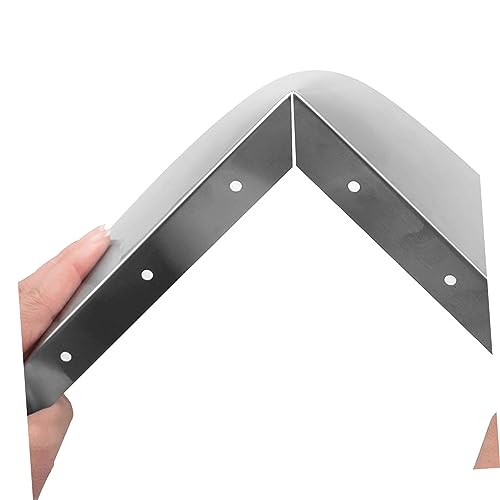 Veemoon Protector de Salpicaduras de Aluminio Curvo para Techos y Esquinas 4