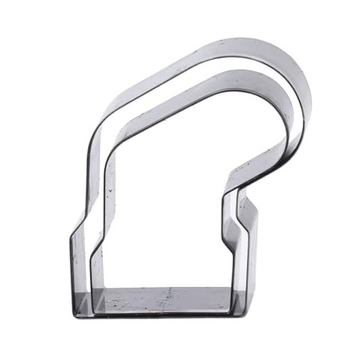 Xmas Stocking Cutting Die, Set of 2 Leather Cutting Dies with Storage Box, Alloy Steel Construction, Accurate Shape, Clean and Neat Cut, for Xmas Crafts