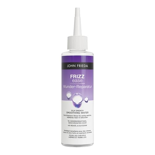 John Frieda Frizz Ease Wunder-Reparatur Silk Drench Smooting Water - Inhalt: 200 ml - Reduziert Haarbruch und Spliss und bietet verbesserten Schutz vor zukünftigen Schäden