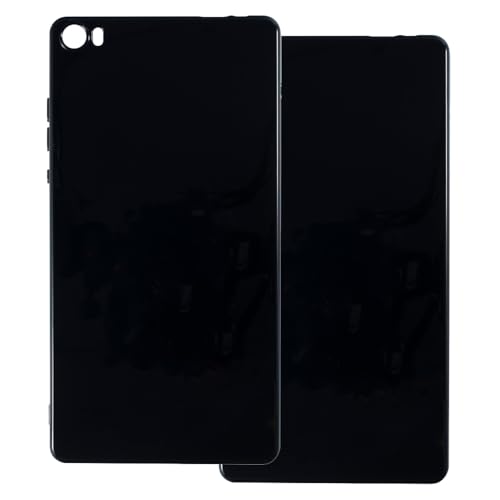 UOGNADGD 2-Pack TPU Case Compatible with Huawei P8 Max Phone Cover - Shockproof Flexible Protective Accessories with Precise Cutouts (Black)