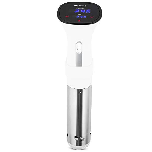 Sous Vide Cooker Kit by Mazonia | Includes Sous Vide Cooker | Sleek, Modern Design with Silent Operation | 5 Year Satisfaction Guarantee | Cook Meat, Eggs, Etc. (Sous Vide Cooker)