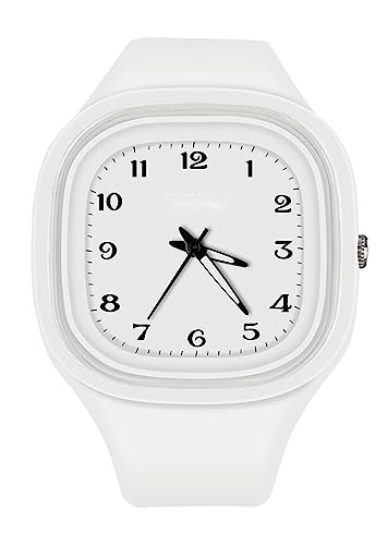 KINGNUOS �A�E�g�h�A�X�|�[�c�E�H�b�` ���j �f�W�^���E�H�b�` �J�b�v���E�H�b�` �����Y ���f�B�[�X �h�� LED �N���b�N �X�N�G�A �d�q�w���r���v, �A�i���O/�z���C�g�B