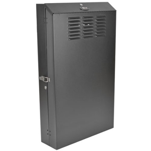 Tripp Lite 4U Vertical Wall Mount Rack Enclosure Cabinet, Low Profile, Server Depth, 36" Deep, Black (Srwf4U36) #TOP13