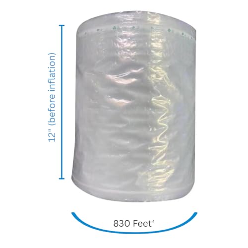 VIECAM Inflatable Air Pillow Column Wrap for Heavy Duty Packing and Shipping 12" x 830' (Before Inflation) by Viecam - Image 4