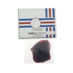 Picato Shell Lot de 12 médiators épais Rouge - Les Beatles, Paul McCartney, John Lennon, RIngo Starr, George Harrison