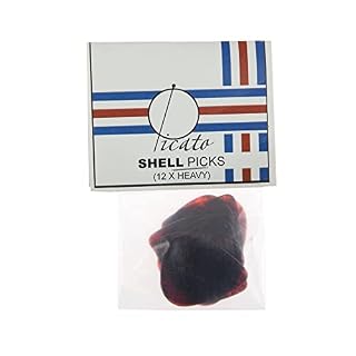 Picato Shell Lot de 12 médiators épais Rouge - Les Beatles, Paul McCartney, John Lennon, RIngo Starr, George Harrison
