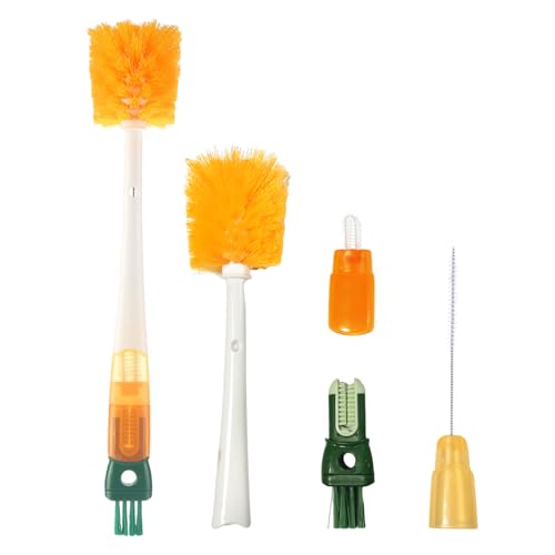 Bottle Brush Cleaner Water Bottle Brushes for Cleaning,Straw Brush Cleaner Extra Long Cleaners,5-in-1 Bottle Scrubber Brush for Coffee Maker Glass Cups