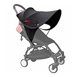 Parasol universal para cochecito – Parasol impermeable ajustable UPF50+, paraguas de carro infantil