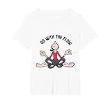 Aceite de Oliva 'Go with the Flow' Yoga 4 Día de la Humanidad Camiseta