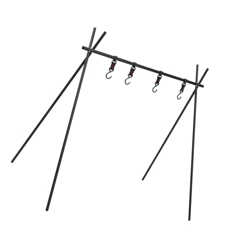 Trípode de cocina WALFRONT portátil para barbacoa exterior y picnic estable 5