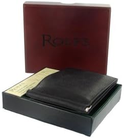 Rolf"s Genuine Leather Black Wallet with Valet Box