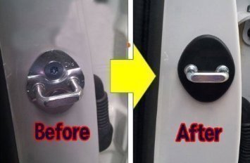 Genuine Door Striker Cover 813533M000 4pcs Set for Hyundai Kia Sportage Azera Elantra Genesis Sonata Tucson Veracruz