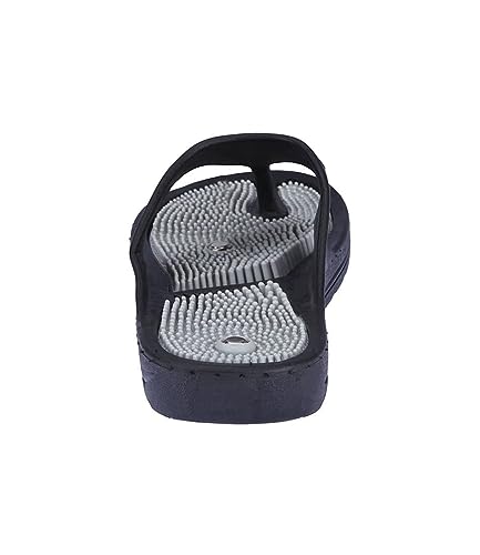 Image of Acupressure and Magnetic Therapy Accu Paduka Slippers, Full Body Blood Circulation Slippers, Foot Massager, Natural Slippers for Men, Women and Unisex