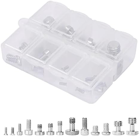 SMALLRIG Camera Screws, Screw Set 26 Pcs (1/4, 3/8, M2, M2.5, M3, M4)
