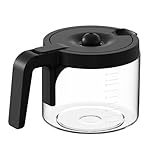 12-CUPS Coffee Maker Glass Carafe Replacement Compatible with Keurig K-Duo 5100 Single Serve K-Cup Pod & Carafe Coffee Maker, (NOT Fit K-Duo 5000 Essentials Model)