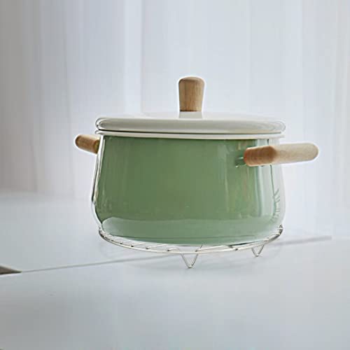 Homikit Abkühlgitter, 2 Stück Edelstahl Rund Kuchengitter Auskühlgitter Set zum Backen Kühlen Dämpfen, 19 cm, Gesund & Langlebig, Rostfrei & Spülmaschinengeeignet