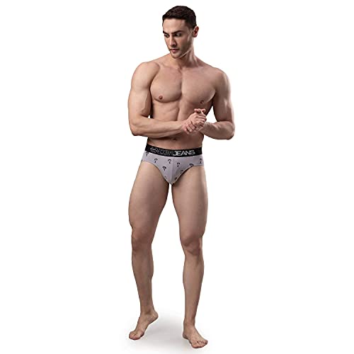 Image of Underjeans Men Cotton Blend Brief - Pack of 2