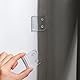 8 Pcs Duschvorhang Clips Duschvorhang-Clips Selbstklebende Transparente Duschvorhang Halterung für Dusche Verschütten
