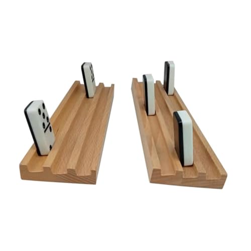 Soporte de Madera para Fichas y Domino Profesional Diseño Pino miniatura 6