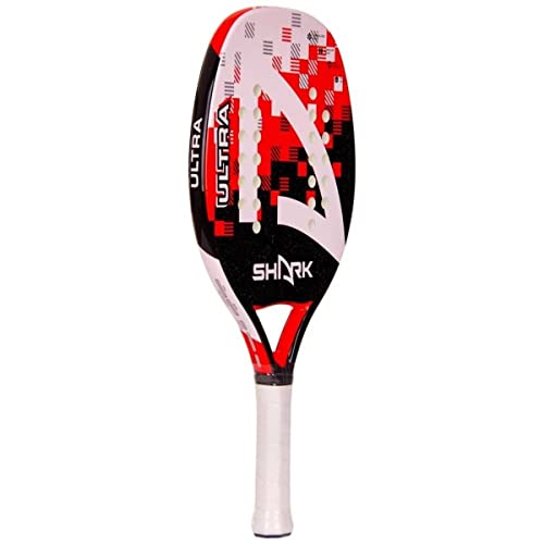 KIT Raquete de Beach de Tennis Shark Ultra 2023 Com Capa e Brindes (1 Bola BT e 1 Overgrip Original