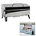 Kuuma Stow and Go Propane Tabletop and Mountable Grill - Stainless Steel Gas Grill with Foldable Legs | Great for Camping, Boating, Picnics, Barbeques & More |13,000 BTUs - (58130)