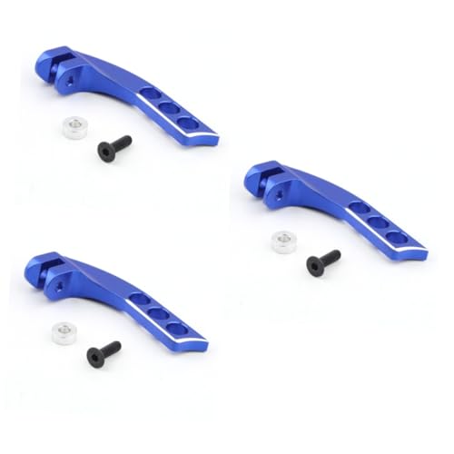 ARTIBETTER Rc Transmitter Neck Strap 3pcs Neck Tape Regulator Horizontal Transmitter Neck Strap Rc Transmitter 3- Hole Transmitter Neck Strap Rc Helicopter Neck Strap 4 Holes Metal Model