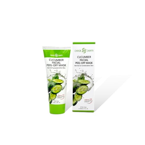 Peel Off Face Mask - Dearderm Cucumber Facial Peel-off Mask 3.4fl.oz/100ml