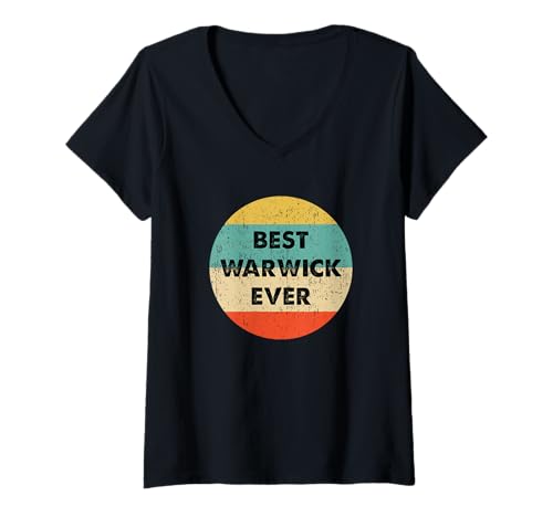 Womens Warwick Name V-Neck T-Shirt