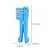TXWTXPJ-Fiber Optic Cutter Tool Coaxial Cable Stripper Fiber Optical Buffer Tube Jacket Stripper Coaxial Cable Crimper Universal Wire Stripper (Blue, 45-163 2Pack)