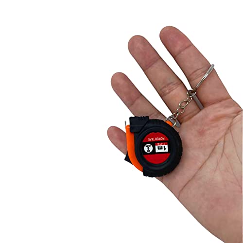 12 mini cintas métricas retráctiles de acero de 1m miniatura 4