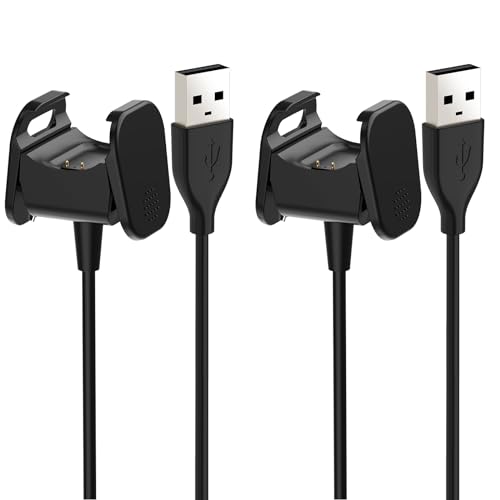 TechRise 2 pack fitbit charge 4 charger, Replacement Charging Cord Only For Fitbit Charge 4 Fitness Tracker, Fitbit Charge 4 Charging Cable (50cm 1.64ft /94cm 3.12ft)