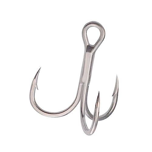 Hameçons de pêche triples 3X renforcés contre la torsion des branches - 3