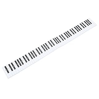 ibasenice 2 Pcs 88 Piano Clavier Schéma Clavier Échelle Autocollant Piano Clavier Tableau Clavier Formation Tableau Piano Pratique Autocollants Piano Clavier Autocollants Blanc Note - Les Beatles, Paul McCartney, John Lennon, RIngo Starr, George Harrison