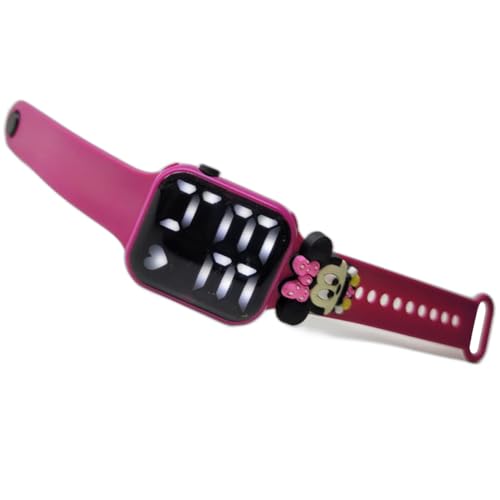 Relógio digital Infantil Minnie Resistente à Água