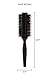 Cricket Static Free RPM 12XL Boar Bristle Hair Brush - Anti-Static Round Brush for Blow Out, Curling, and Detangling - Large Curls - Medium Length & Facial Hair Grooming, All Types